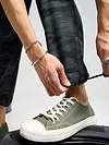 Dark Grey Camo Cargo Pants for Men